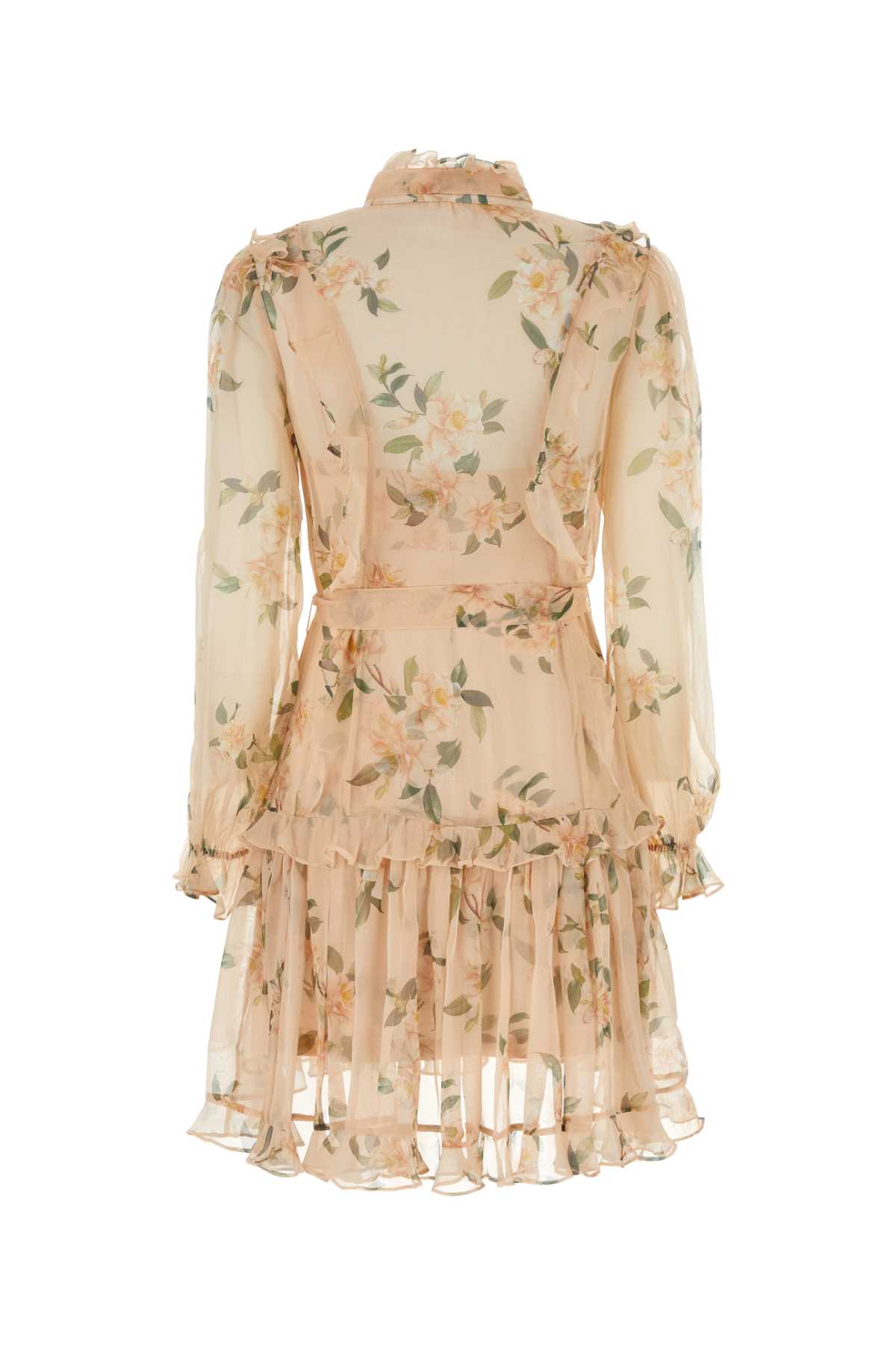 ZIMMERMANN Floral Printed Silk Mini Dress