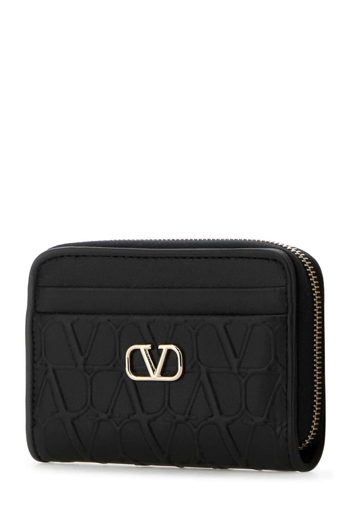 VALENTINO GARAVANI Elegant Mini Leather Wallet - 11 cm x 8 cm