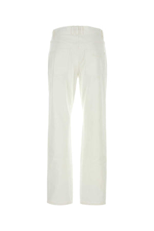 BALMAIN Stylish White Denim Jeans for Men