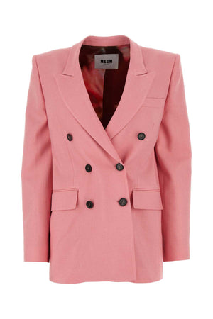 MSGM Stretch Viscose Blend Blazer - Size 12