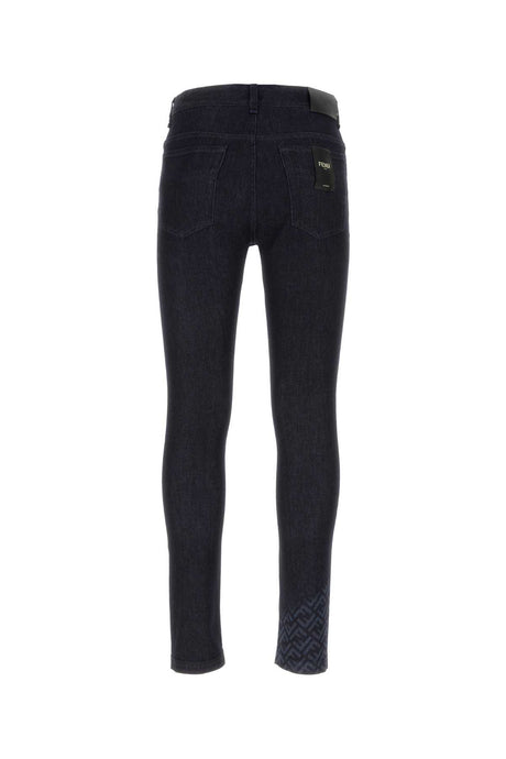 FENDI Men's Stretch Denim Jeans - Perfect Fit for 2024