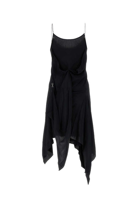 KIKO KOSTADINOV Elegant Black Acetate Blend Mini Dress