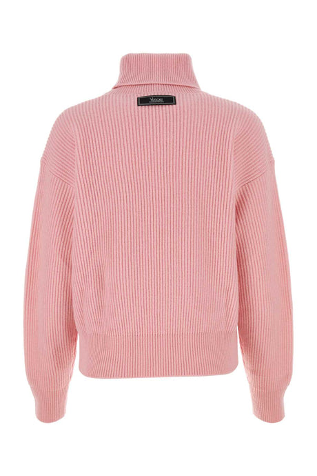 VERSACE Chic Pink Wool Sweater for Women