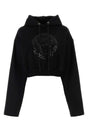 VERSACE Chic Black Cotton Sweatshirt for Women