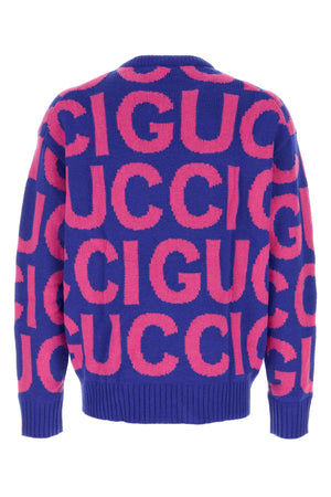 GUCCI Embroidered Wool Sweater for Men