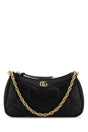 GUCCI Mini Black Leather Lion Handbag