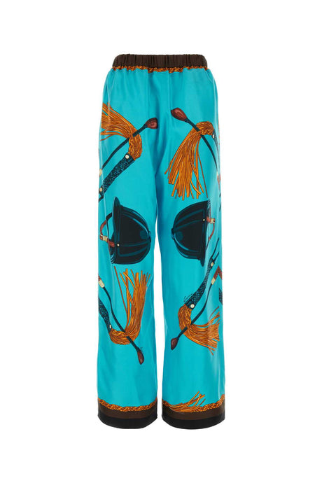 GUCCI Printed Twill Pants for Women