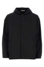 VALENTINO GARAVANI Contemporary Black Stretch Polyester Jacket for Men