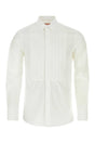 VALENTINO GARAVANI Classic White Poplin Shirt for Men