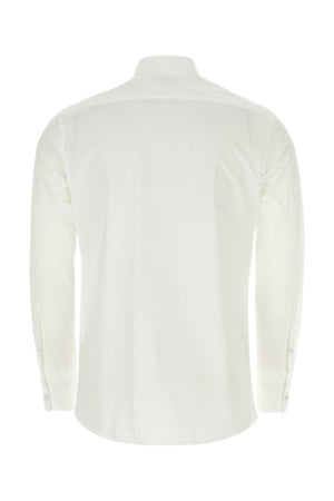 VALENTINO GARAVANI Classic White Poplin Shirt for Men