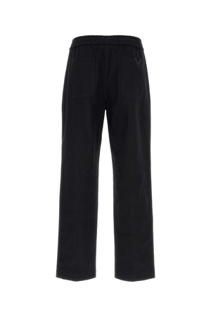 VALENTINO GARAVANI Midnight Blue Stretch Cotton Pants