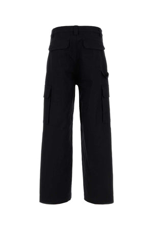 VALENTINO GARAVANI Men's Black Stretch Cargo Pants