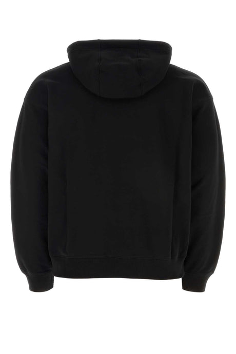 VERSACE Classic Black Cotton Sweatshirt for Men