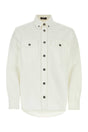 VERSACE Men's White Denim Shirt 2024