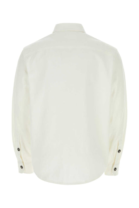 VERSACE Men's White Denim Shirt 2024