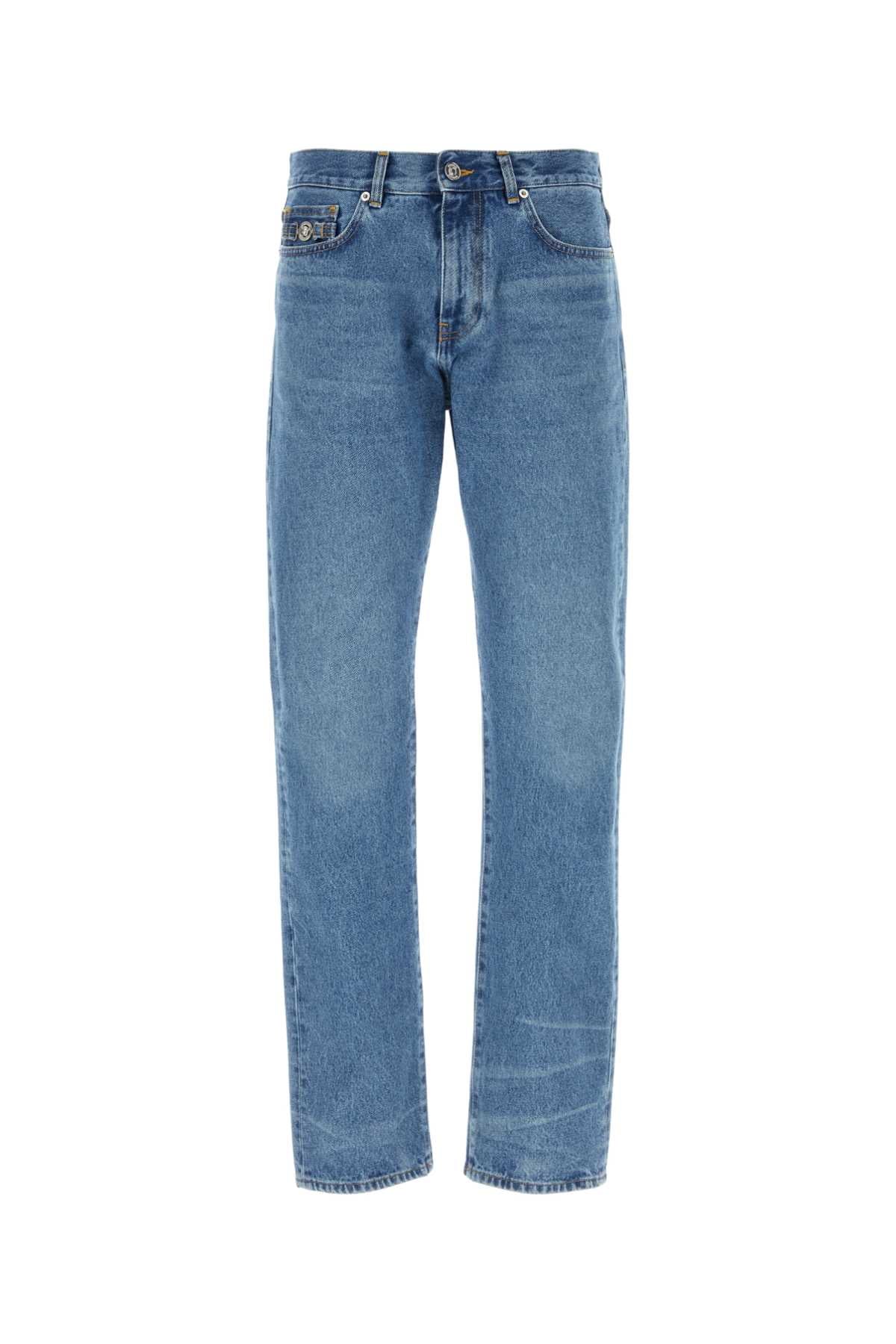 VERSACE Classic Blue Denim Jeans - Men’s Fit