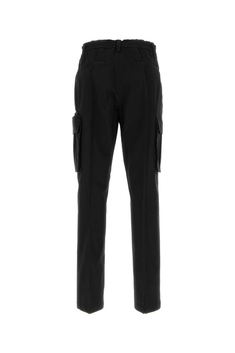 VERSACE Black Cargo Pants for Men - 2024 Collection