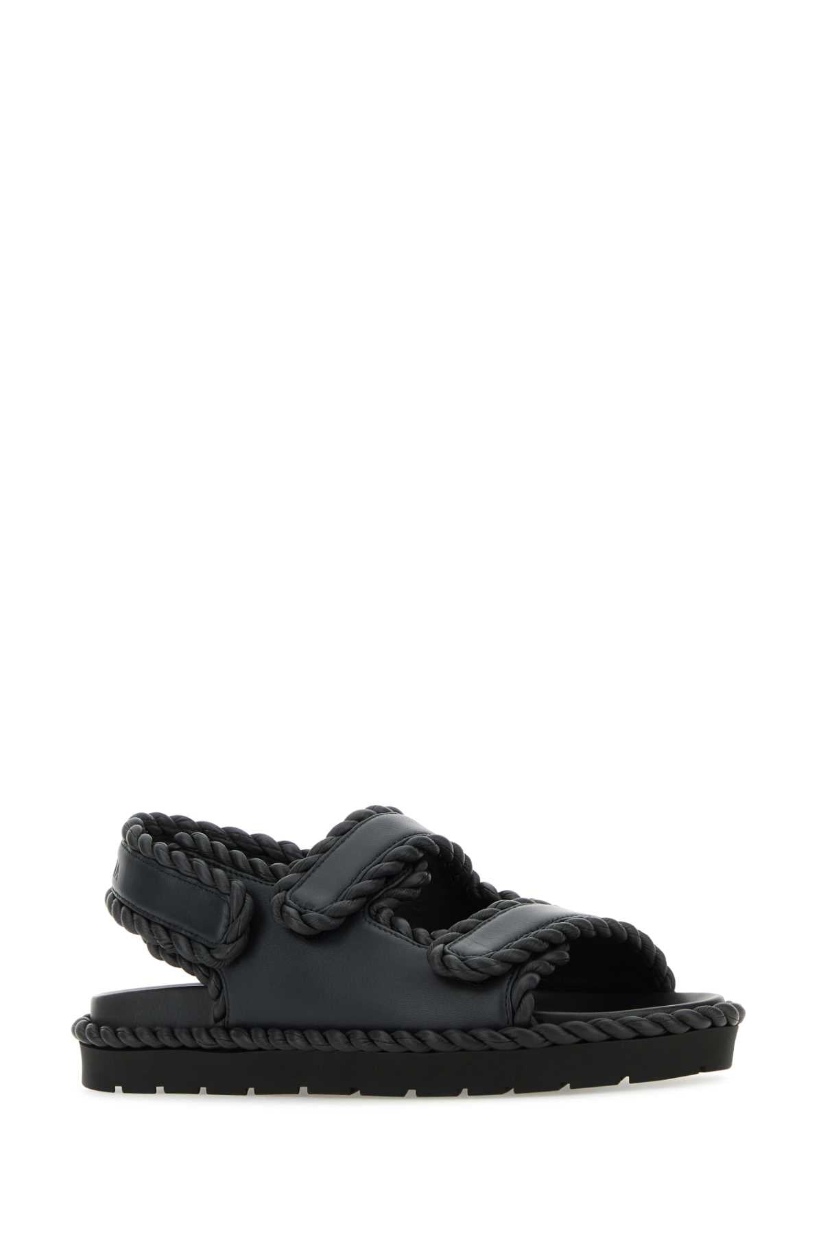 BOTTEGA VENETA Nappa Leather Jack Sandals for Women