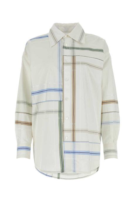 BOTTEGA VENETA Embroidered Cotton Poplin Shirt for Women