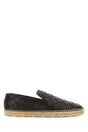 BOTTEGA VENETA Chocolate Leather Jack Espadrilles