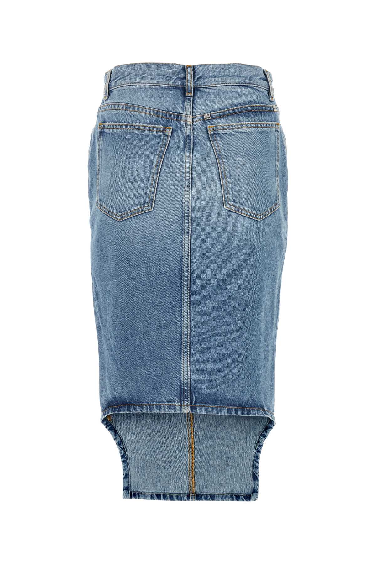 GIVENCHY Denim Midi Skirt for Women