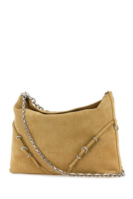 GIVENCHY Beige Suede Mini Chain Shoulder Handbag - Perfect for Any Season