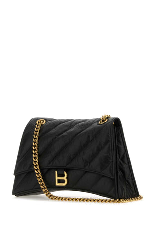 BALENCIAGA Crush M Mini Leather Shoulder Handbag