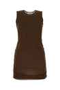 SAINT LAURENT Chic Chocolate Mini Dress