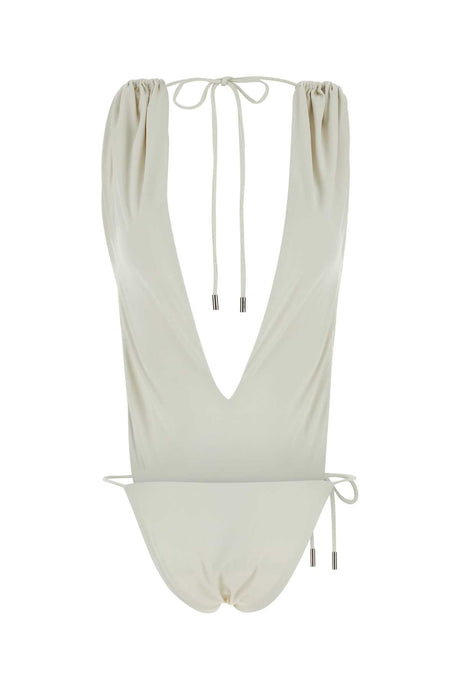 SAINT LAURENT Chalk Stretch Nylon Swimsuit