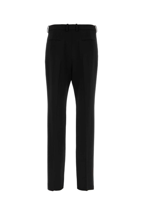 SAINT LAURENT Classic Black Wool Pants for Men