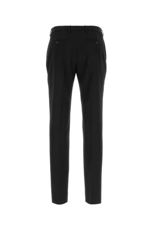 SAINT LAURENT Elegant Black Wool Pants for Men