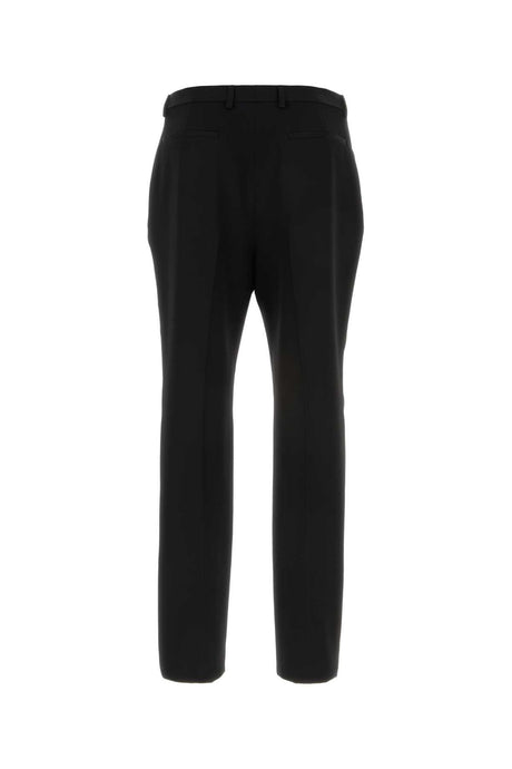 SAINT LAURENT Sophisticated Black Wool Pants for Men