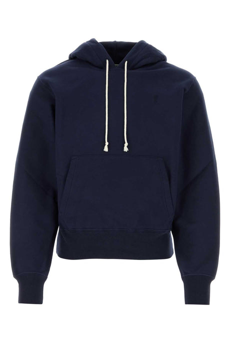 SAINT LAURENT Midnight Blue Cotton Sweatshirt for Men