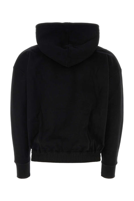 SAINT LAURENT Classic Black Cotton Sweatshirt for Men