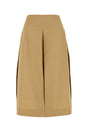 TORY BURCH Beige Cotton Mini Skirt