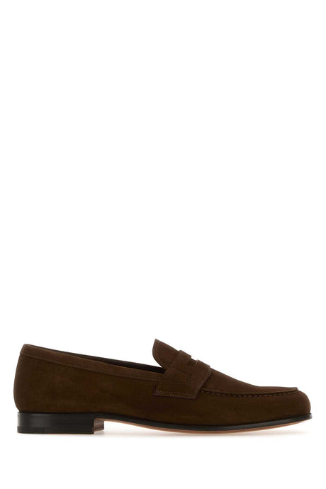 CHURCH'S Brown Leather Classic Loafers