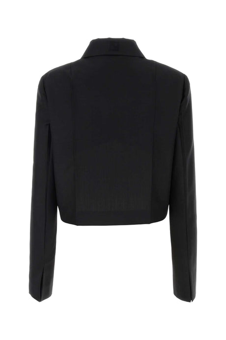 FENDI Chic Black Mohair Blend Jacket for Women