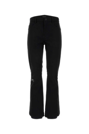 BALENCIAGA Black Stretch Nylon Ski Pants for Women