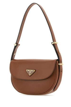 PRADA Mini Caramel Leather Shoulder Handbag