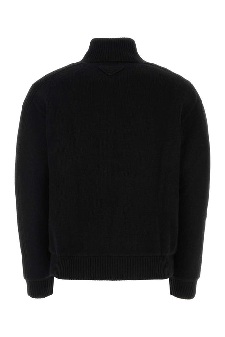 PRADA Elite Wool Blend Cardigan for Men