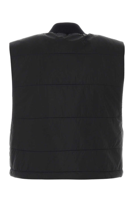 PALM ANGELS Women's Black Nylon Mini Vest