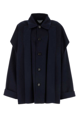 BOTTEGA VENETA Midnight Blue Wool Blend Jacket for Women