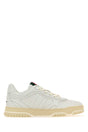 GUCCI White Leather Re-Web Sneakers for Women