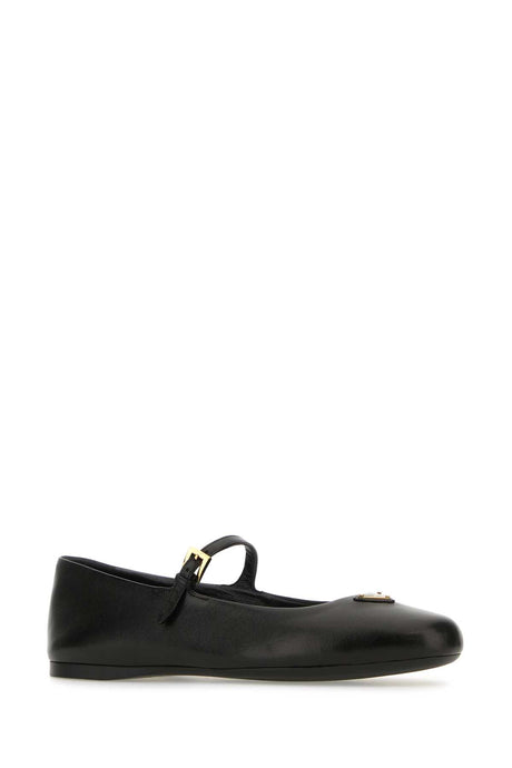 PRADA Elegant Nappa Leather Ballerinas for Women