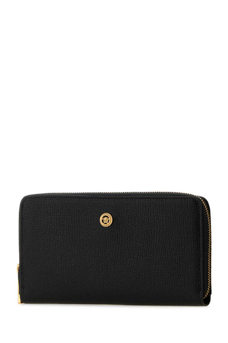 VERSACE Biggie Leather Medusa Wallet - 20 cm x 11 cm