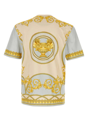 VERSACE Printed Cotton T-Shirt for Men - 24W Collection