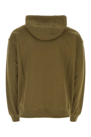 VERSACE Army Green Cotton Sweatshirt for Men