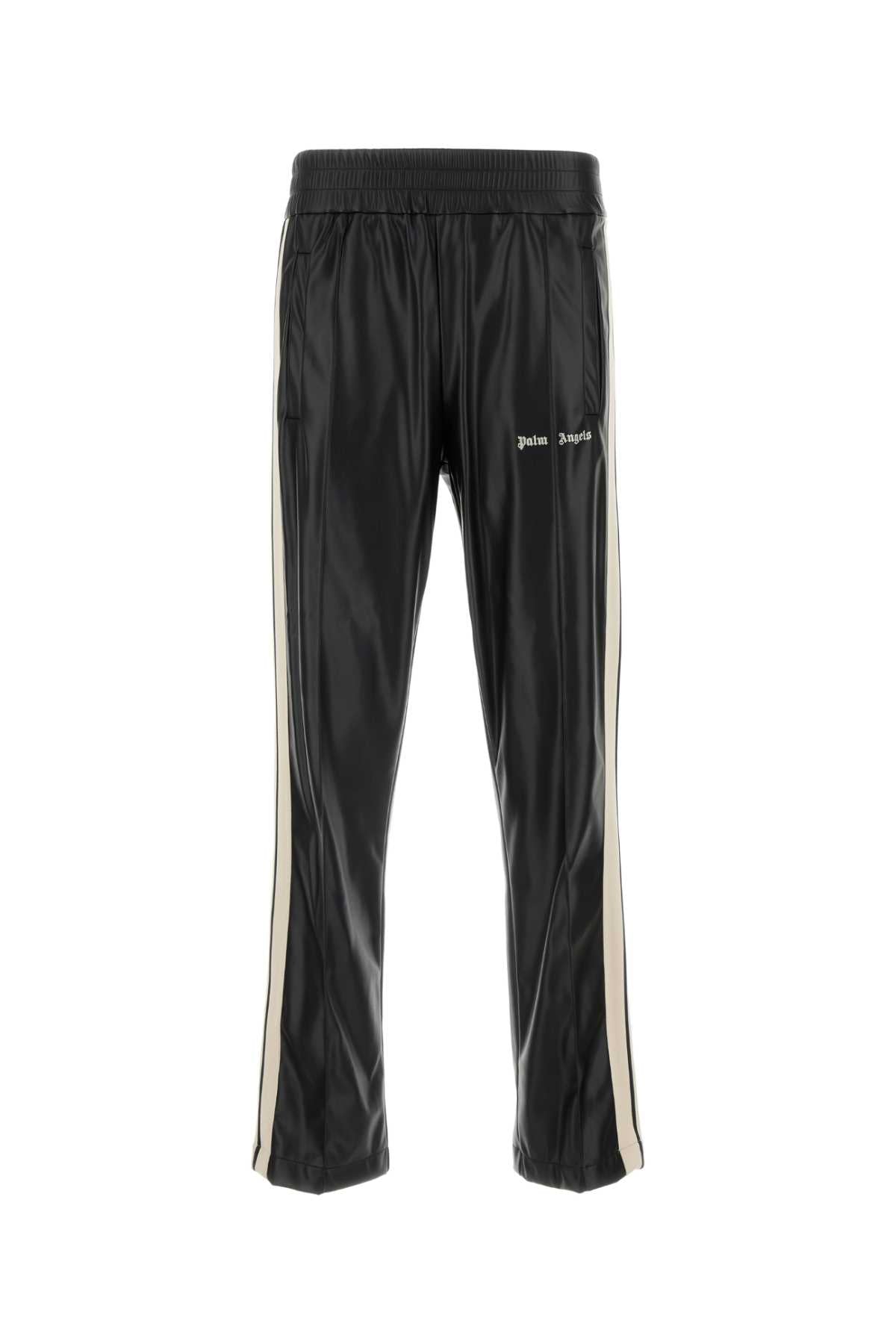 PALM ANGELS Urban Chic Synthetic Leather Pants