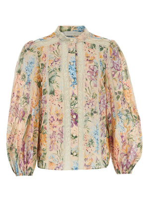 ZIMMERMANN Floral Cotton Halliday Mini Shirt for Women