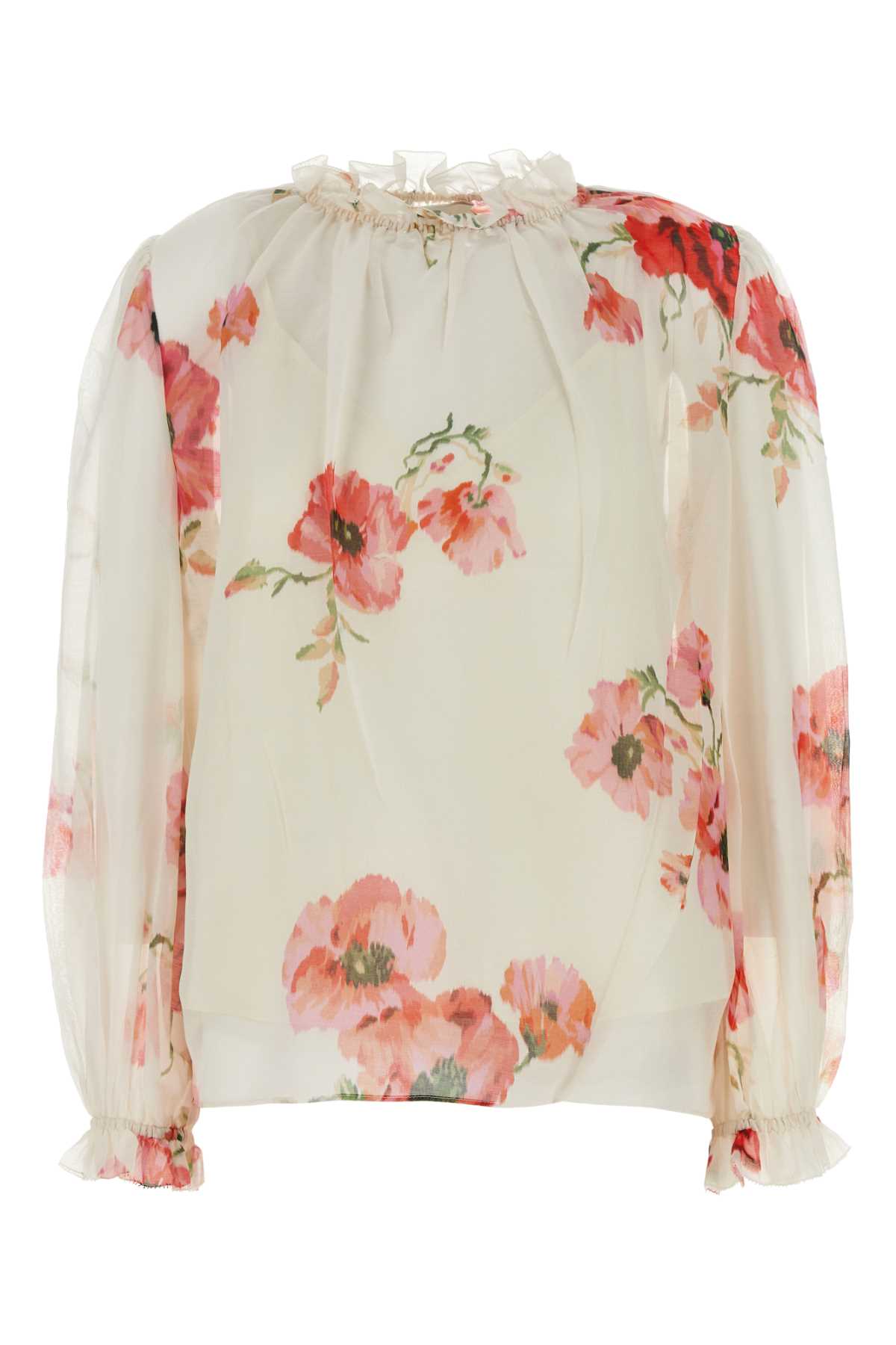 ZIMMERMANN Lightburst Billow Blouse - A Floral Delight for Every Occasion